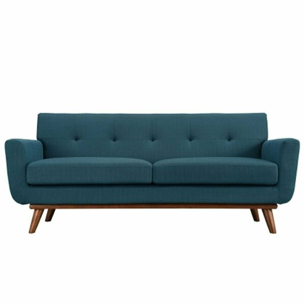 East End Imports Engage Upholstered Loveseat- Azure EEI-1179-AZU